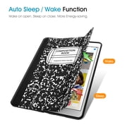 Fintie iPad Air 3 2019 / iPad Pro 10.5 2017 TPU SlimShell Case Cover with Pencil Holder, Composition Book