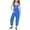 1-Blue1330, variant on Big Girls Rainbow Print Jumpsuit Back To School Third Grade Romper Daily Casual One Piece Bib Overalls