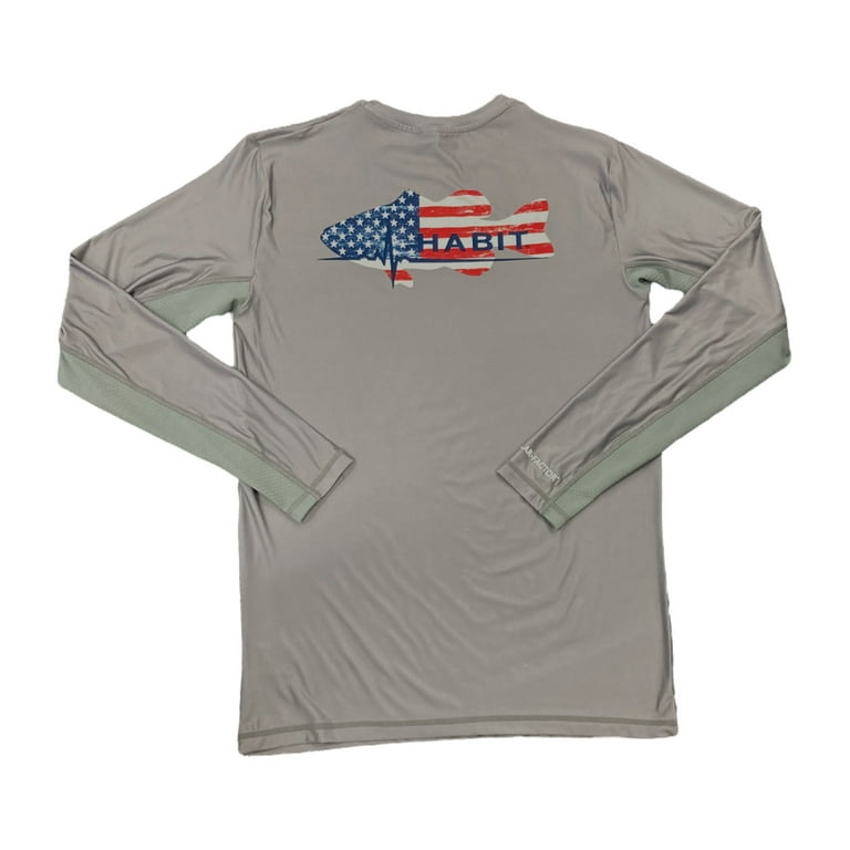 Men's Fishing Shirts Long Sleeve Performance Fishing Shirt Men Sun  Protection T-Shirt Quick-Dry Breathable Soft USA Clothing - AliExpress