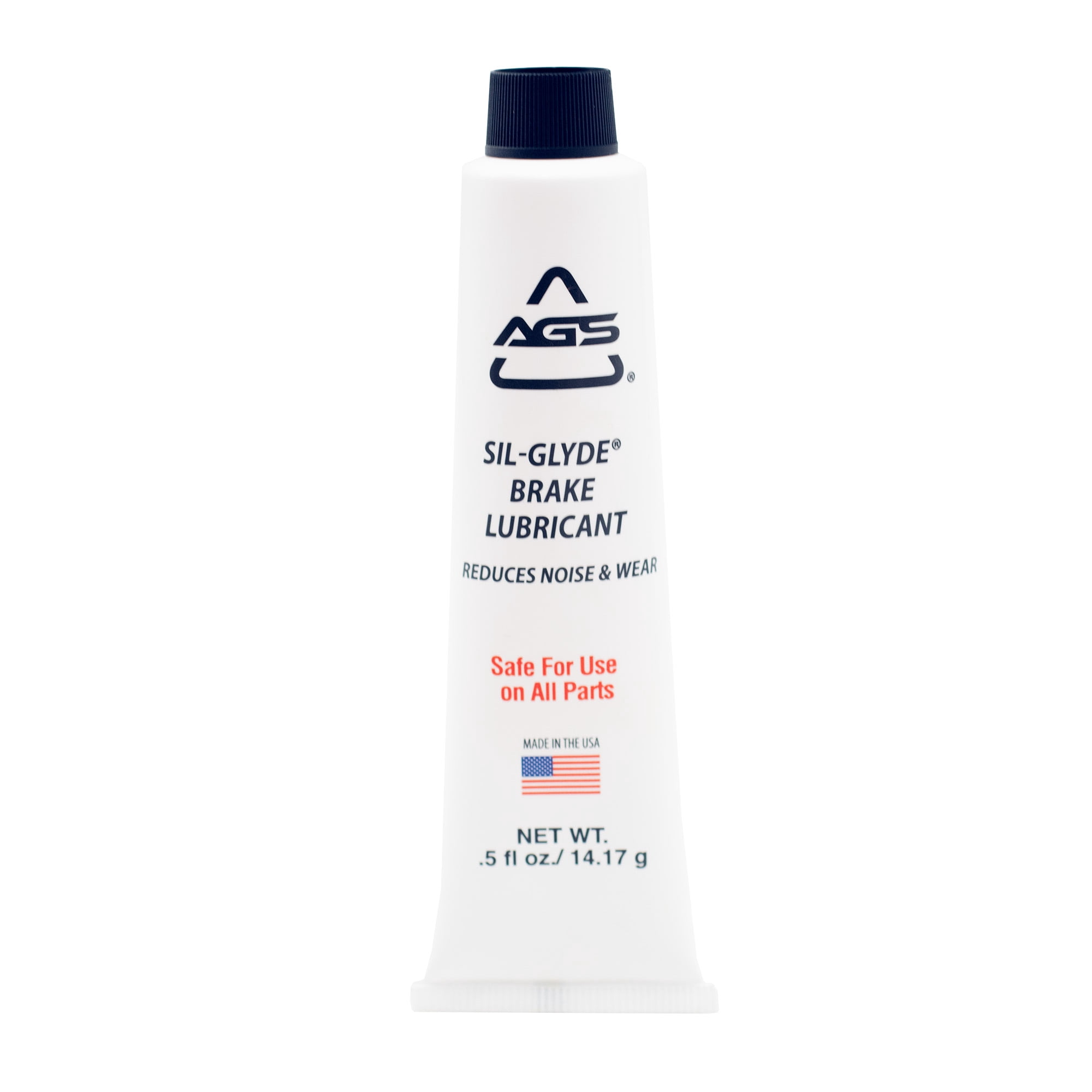AGS Sil-Glyde Silicone Brake Lubricant - 0.5 oz High-Temperature Rubber-Safe