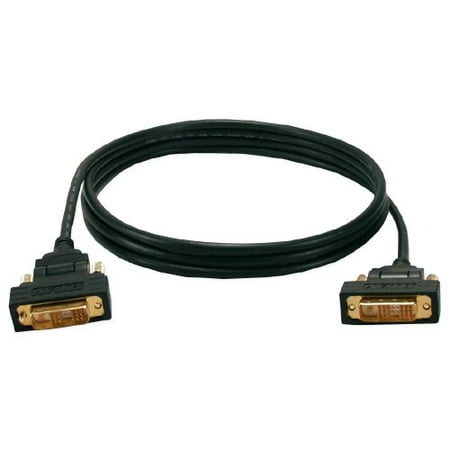 QVS 2-Meter Ultra High Performance DVI Flat Panel Gold Swivel Cable (HSDVIGA-2M)