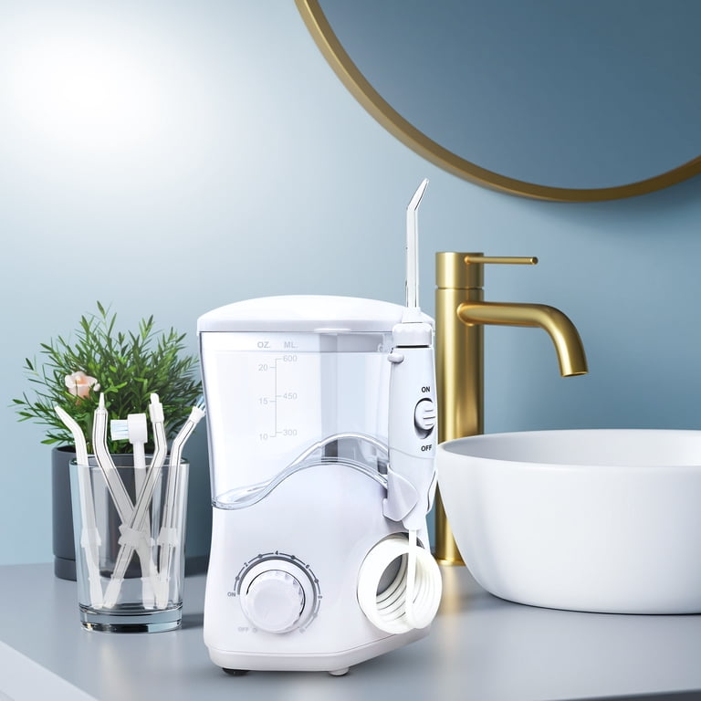 Equate Premium Countertop Water Dental Flosser, 6 Tips photo 6