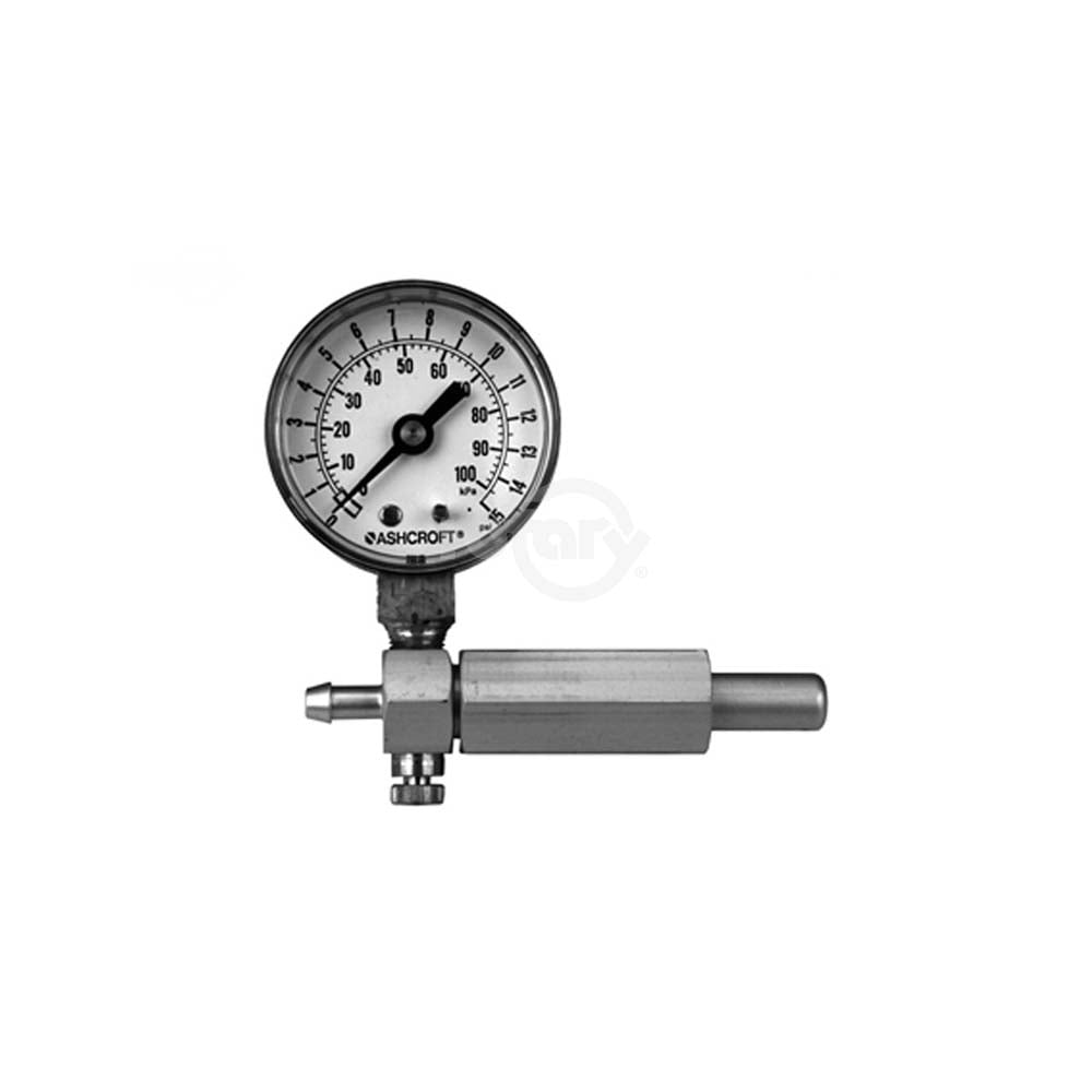 Leak Detector, PopOff Gauge Fuel Pressure Gauge (15 PSI)