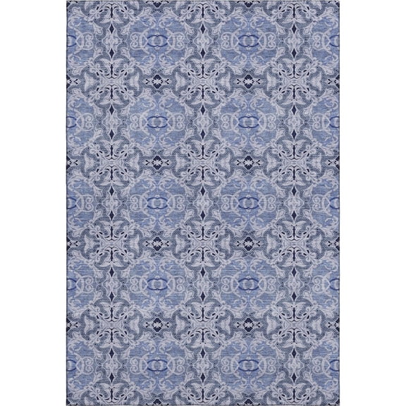 Dalyn Rugs Premium Machine Washable Mayfield AMF783 Blue 5' x 7'6" Rug