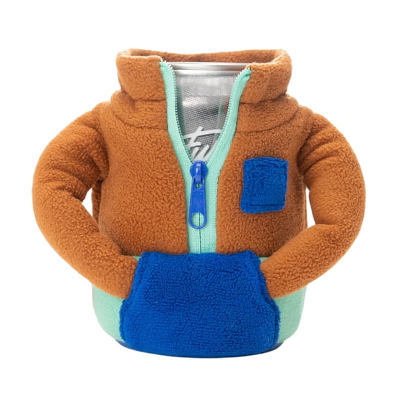 Enfriador para Latas Puffin Chaqueta de Forro Polar Aislada para Cerveza de 355mL