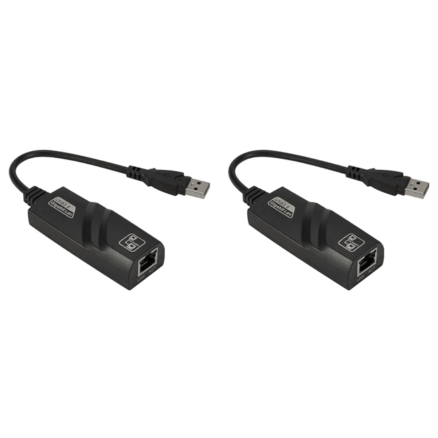 2X USB 3.0 to Gigabit LAN Card USB Ethernet Adapter 1000 Mbps Network Card for Android Tv Laptop Desktop