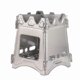 thumbnail image 2 of Camping Stove Wood Stove Portable Compact Stainless Steel / Titanium Wood Stove For Picnic Bbq Camping Hiking Banmo, 2 of 2