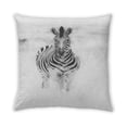 thumbnail image 2 of Ahgly Company Animals Zebra Outdoor Throw Pillow, 18 inch by 18 inch, 2 of 6