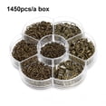 thumbnail image 4 of 1450 Pieces/Set Open Jump Rings Bangle 3-10mm Connectors Jewellery Findings DIY Crafting Handicraft Accessories Red Bronze, 4 of 10