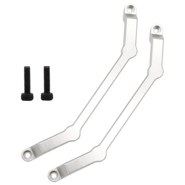 Par de soportes de carrocería delanteros y traseros para MN86 MN86K MN86S MN86KS Piezas de repuesto de alto rendimiento modificado DIY Plata SM SunniMix columna de carcasa de coche remoto