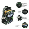 thumbnail image 3 of Minecraft Creepers 2-Piece 16" Premium Backpack & Lunch Kit Set For School And Travel, 3 of 7