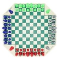 thumbnail image 2 of WE Games Four Player Chess Set - Roll Up Vinyl Chess Board with 4 Chess Pieces Sets in Unique Colors, 4 Player Game, 2 of 8