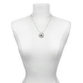 thumbnail image 3 of Delight Jewelry Silvertone Faith in Circle Miracles Ring Charm Necklace, 18", 3 of 4