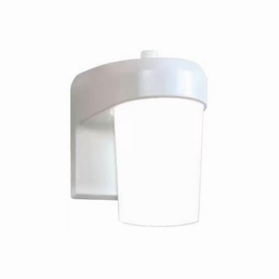 Halo White Dusk To Dawn LED Patio Light Fixture FE08A40FDW