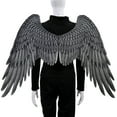 thumbnail image 4 of Adult Angel Wing in White with Elastic Straps, 4 of 7