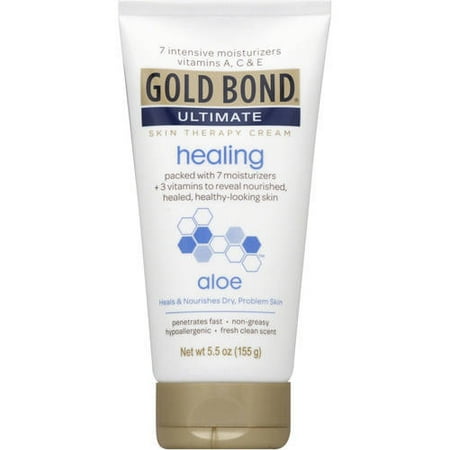 Dead Sea Hand Lotion - Gold Bond Ultimate Healing Skin Therapy Lotion with aloe, 5.5oz
