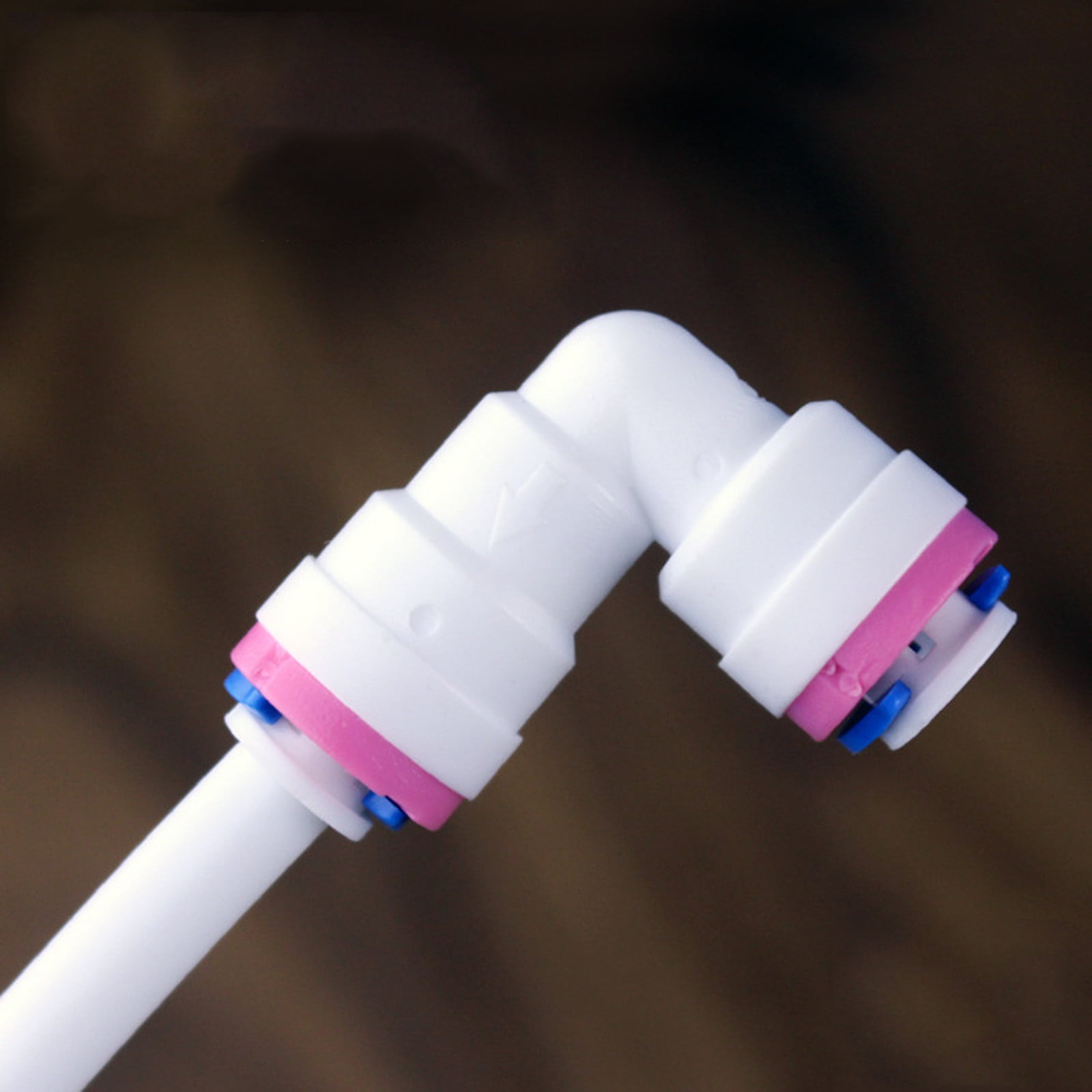 4 Pcs 1/4 Inch Refrigerator Water Supply Hose 10M NSF Certified for Double Fridge Ice Maker Humidifier with Fittings Shut Off Valve Tap Connector Easy DIY Installation