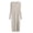 Beige, variant on FcBaudy Long Sleeve Round-Neck Dress Women's Sweater Knitted Knitted Dress Women's Long Sleeve Tight Bottom Wrap Hip Skirt Women Dress