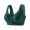Green, variant on Plus Size Bras For Women Wireless Deep V Seamless Lace Bralettes Solid Color Comfortable Breathable Everyday Bras (L, Wine)