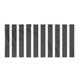 thumbnail image 1 of Striped Gym Towel, Abstract Monochrome Vertical Stripes Repetitive Classical Basic Print, One-Sided Quick Dry Microfiber for Beach Fitness & Swimming, 60" x 30", Charcoal Grey and White, by Ambesonne, 1 of 2