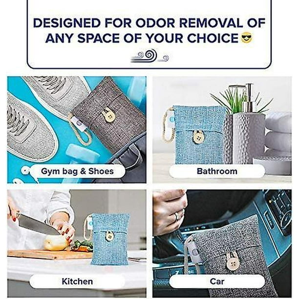 Set Of 5 Bamboo Charcoal Bags Aka Activated Charcoal Bags Walmart