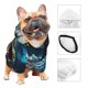 thumbnail image 3 of Fotbe Starry Sky Colorful Crocodile Sudadera con Estampado para Perros Pequeños – Suéter con Capucha para Mascotas, Tela Suave de Forro Polar con Bolsillo-Large, 3 of 7