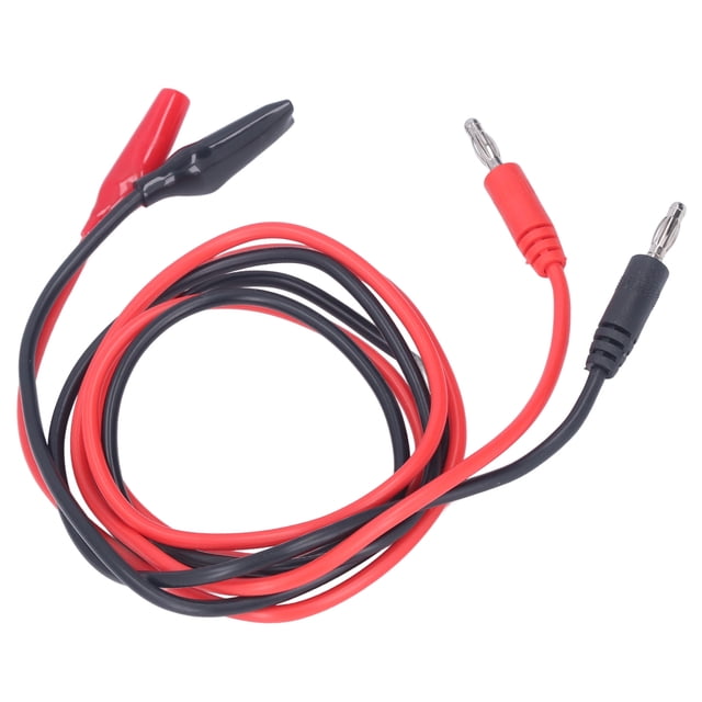 Cables de prueba de pinzas de cocodrilo,Cables de prueba de pinzas de cocodrilo Juego de cables de prueba electrónicos Cables de prueba de multímetro Rendimiento de alta gama VoborMX herramienta