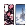 thumbnail image 1 of Compatible with Motorola MOTO Edge 2021 Phone Case, Skull-2 Case Silicone Protective for Teen Girl Boy Case for Motorola MOTO Edge 2021, 1 of 1