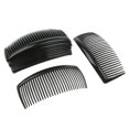 thumbnail image 2 of Pack of 12 Pieces of Plain Large Hair Combs Slides Hair , Black, Black, 2 of 8