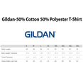 thumbnail image 2 of High-Visibility Men’s T-Shirt for Workwear| Gildan Short Sleeve, Crew Neck Tee, Safety Orange 50% Cotton 50% Polyester Hi Vis |Pack 1, Size 5XL, 2 of 4