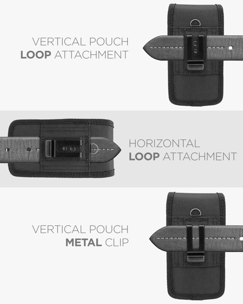 Encased Nylon Holster & Rebel Case Compatible with Samsung Galaxy S22 Plus Belt Clip Case and Pouch