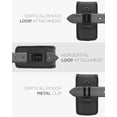 thumbnail image 4 of Encased Nylon Holster & Rebel Case Compatible with Samsung Galaxy S22 Plus Belt Clip Case and Pouch, 4 of 12