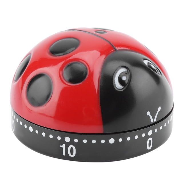 MAGT Minuterie De Cuisine, Minuterie De Cuisine Coccinelle Minuterie De 60 Minutes Minuterie De Remontage Mécanique Minuterie De Cuisson for Les Laboratoires Labos