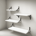 thumbnail image 2 of Repisas Flotantes Labg Madera Modernas Estantes Baño Topon 4 Pzs Blanco, 2 of 5
