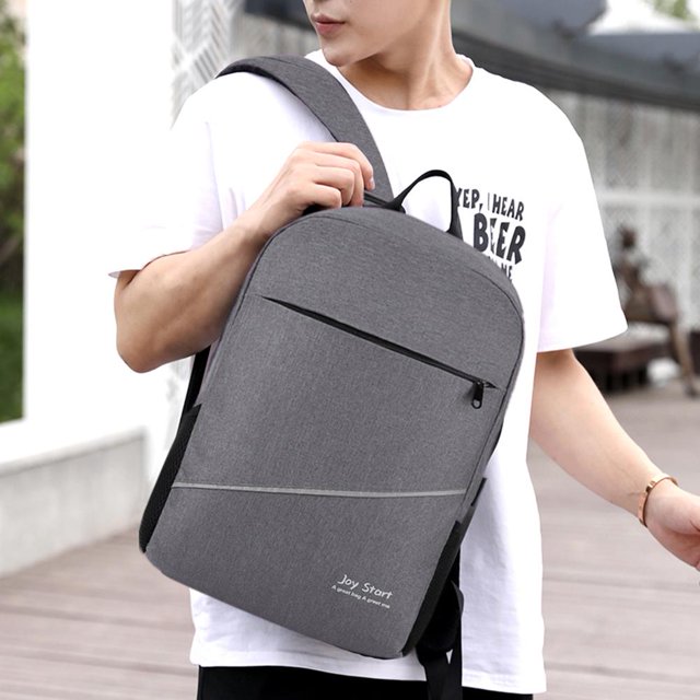 Mochilas para portátiles con carga USB Mochilas escolares de hombro de negocios unisex (gris) Tmvgtek Para estrenar