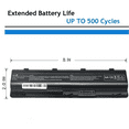 thumbnail image 4 of 593553-001 593554-001 636631-001 MU06 MU09 Extended Laptop Battery for HP Pavilion dm4 g4 g6 g7 DV3-4000 DV5-2000 DV6-3000 DV7-6000, HP Compaq Presario CQ42 CQ56 CQ57 CQ62[10.8V 5200mAh 6Cell], 4 of 6