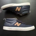 thumbnail image 1 of New Balance 379 Mid Navy/Gold Sour Solution Size 9 sneakers casual preppy, 1 of 6