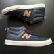 thumbnail image 1 of New Balance 379 Mid Navy/Gold Sour Solution Size 9 sneakers casual preppy, 1 of 5