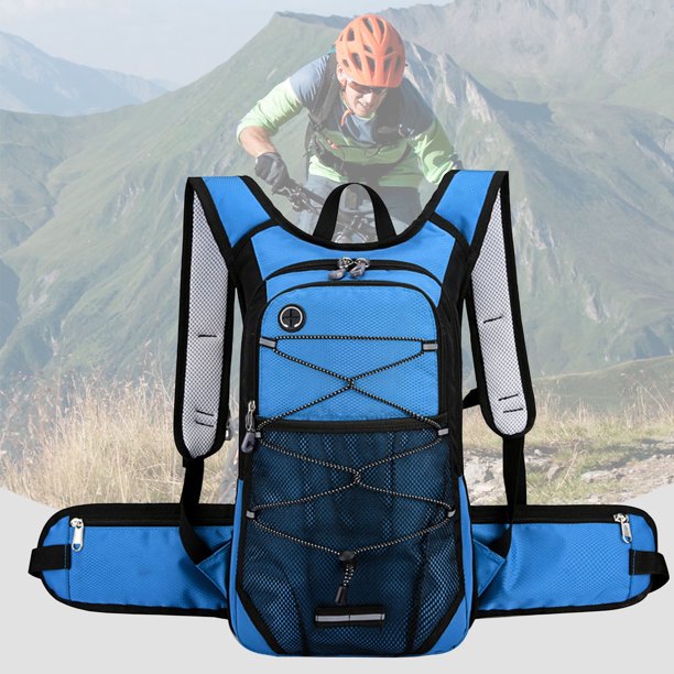 Fiudx Mochila de Hidratación, Mochila Térmica para Agua, Ligera y Duradera, con Múltiples Compartimentos, Ideal para Ciclismo y Senderismo, Ideal para Deportes Al Aire Libre, Tamaño 46 X 27 X 11 Cm.