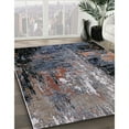 thumbnail image 2 of Ahgly Company Indoor Rectangle Mid-Century Modern Black Oriental Area Rugs, 7' x 10', 2 of 6