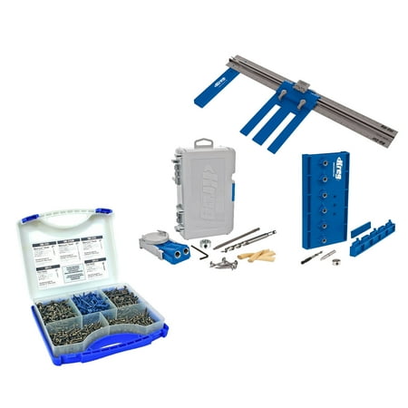 Kreg Jig K4 Pocket Hole System + Kreg SK03 Pocket-Hole Screw Kit