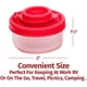 thumbnail image 5 of Salero y Pimentero Transparente-Pequeño-Rojo*2 Adepaton WMXL-380-1, 5 of 5