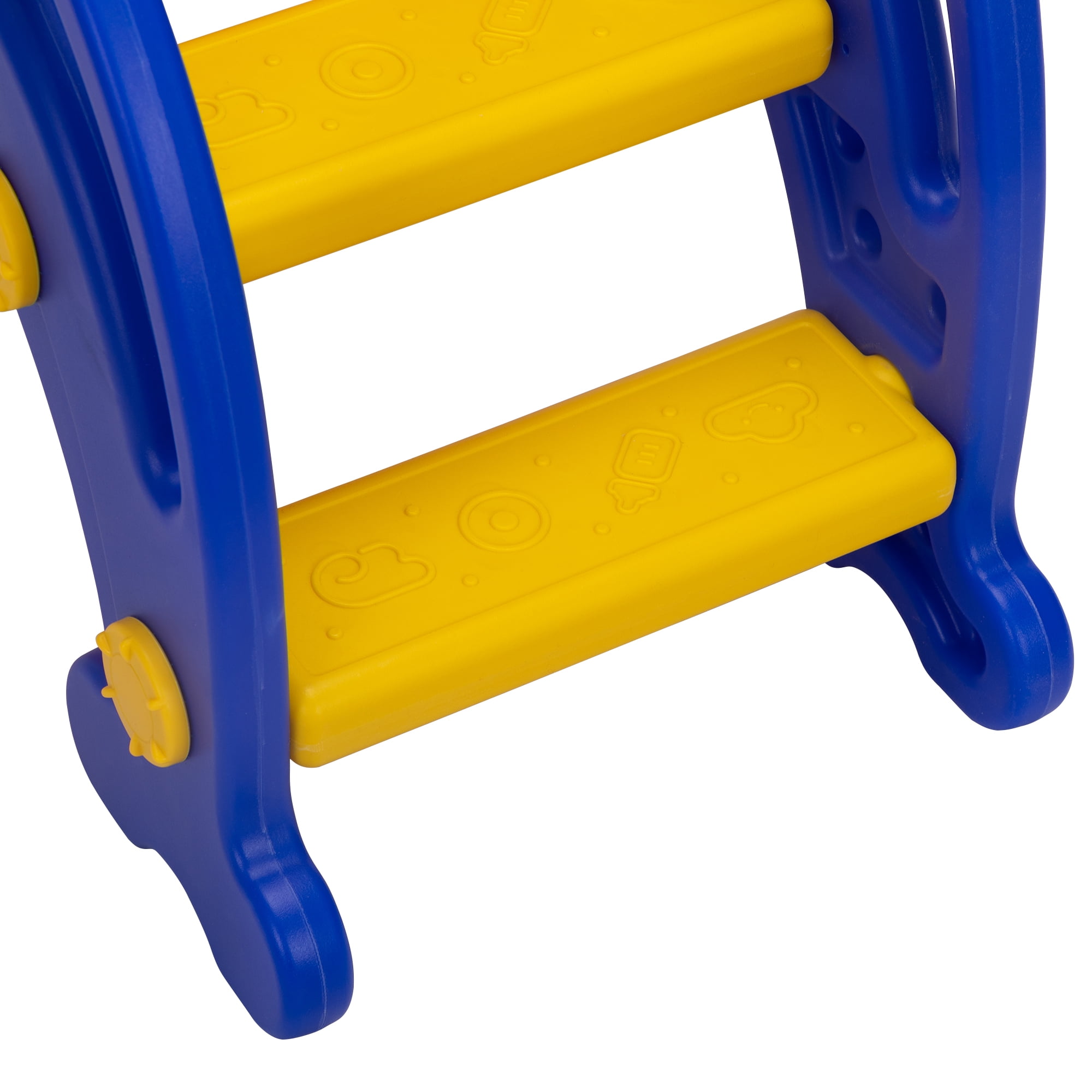 Kadyne 3 in 1 Toddler Slide Kids Slide, 45.3" Dolphins Play Slide for Outdoor and Indoor, Play Slide with Basketball Hoop, Ball and Ladder, Red and Blue Kadyne 3 in 1 Toddler Slide Kids Slide, 45.3" Dolphins Play Slide for Outdoor and Indoor, Play Slide with Basketball Hoop, Ball and Ladder, Red and Blue