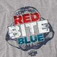 thumbnail image 3 of Shark Week Officially Licensed Red Bite and Blue Kids T Shirt (2) for Toddler Boys and Girls, Athletic Heather, 3 of 4