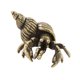 thumbnail image 5 of Figura de cangrejo de latón, mascota de té, escultura coleccionable en miniatura para escritorio, dormitorio, hogar u oficina., 5 of 9