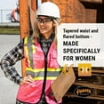 thumbnail image 2 of Pioneer Safety Vest for Women with Pockets - Hi-Vis Reflective Tape - for Construction - Pink, 2 of 8