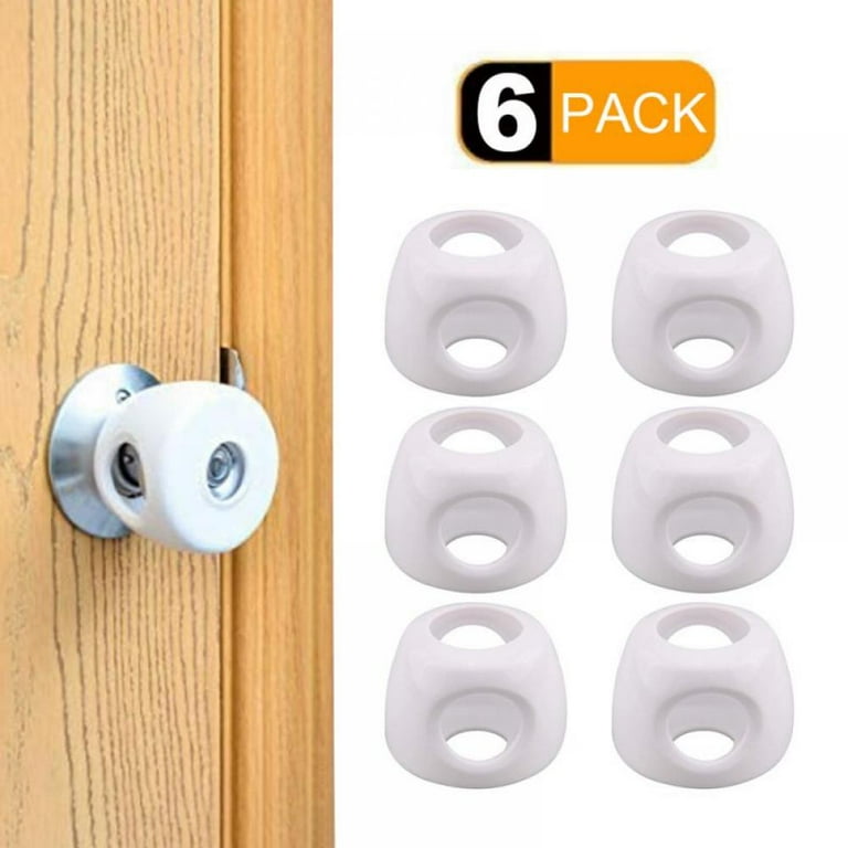 Door Knob Safety Cover (4 Pack) by Wittle | Child Proof Door Lock