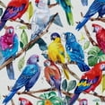 thumbnail image 5 of Orinice Rustic Bird Shower Curtain Set, Colorful Tropical Jungle Parrot Fabric Shower Curtain Bathroom Decoration with Hook Waterproof Washable 60x72, 5 of 7
