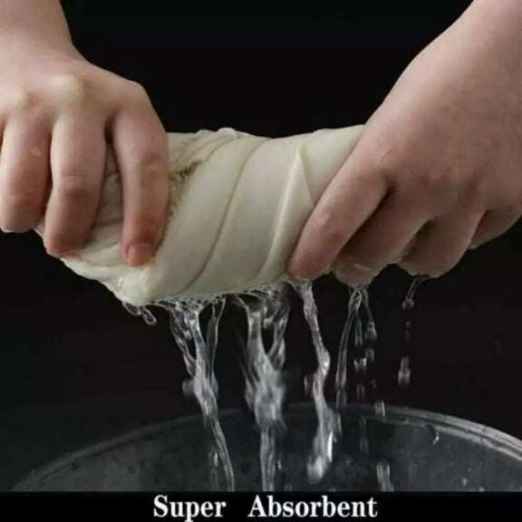 Shammy Towel Natural Chamois Leather Car Cleaning Cloth Washing Absorbent Drying