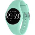 thumbnail image 1 of Kids Watch, Teenager Boy Watch Digital Sport Fitness Tracker, With Alarm/chronograph/waterproof For Boy Girl Gift 5-16 Years Old(light Green) Eip, 1 of 5
